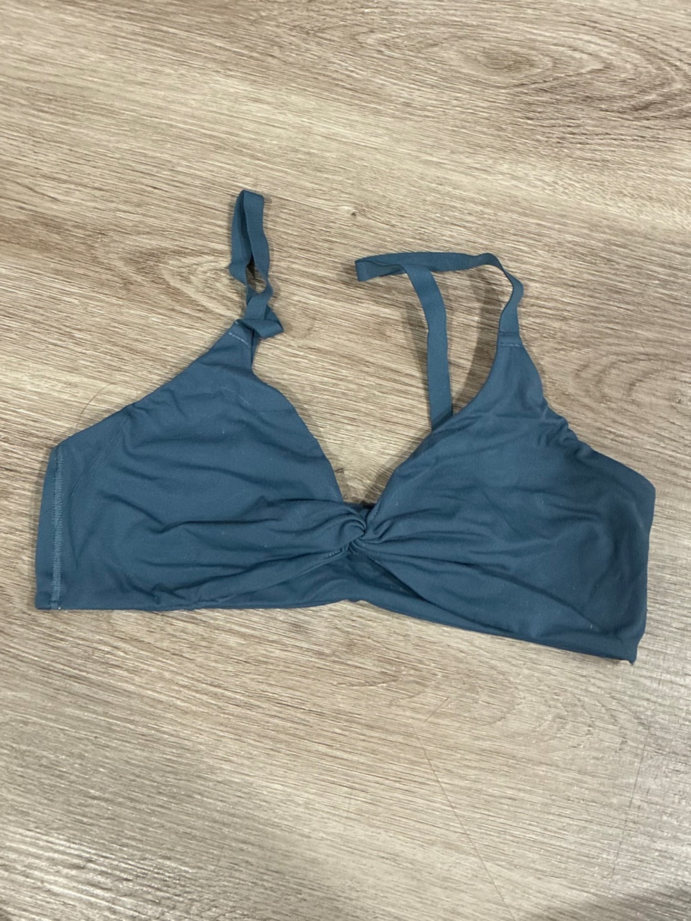 Gymshark Twist Front Bralette - Cargo Blue